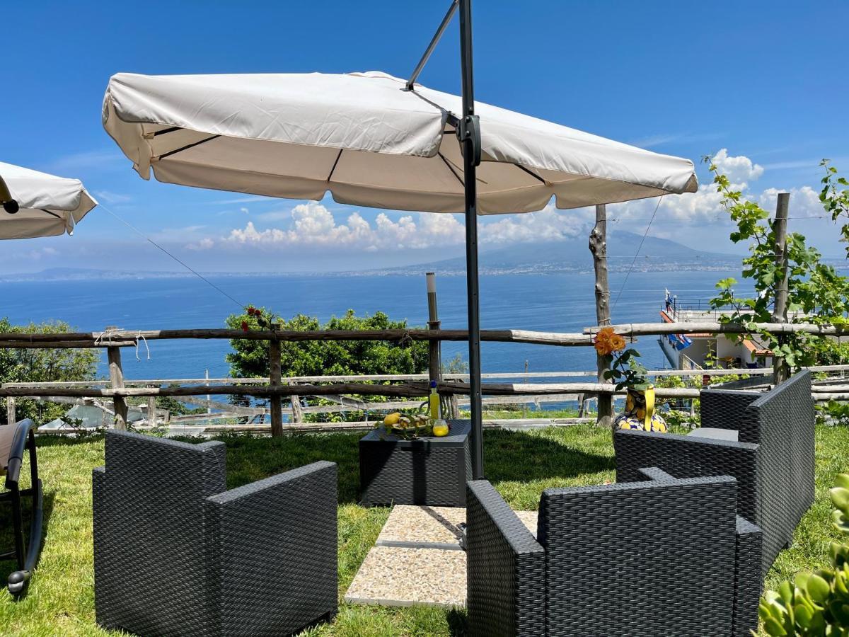 La Badia Montechiaro - Breathtaking View Of Sorrento Coast Villa Vico Equense Ngoại thất bức ảnh